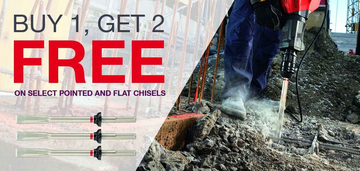Visit your local Hilti Store for our March Toolbox Offer